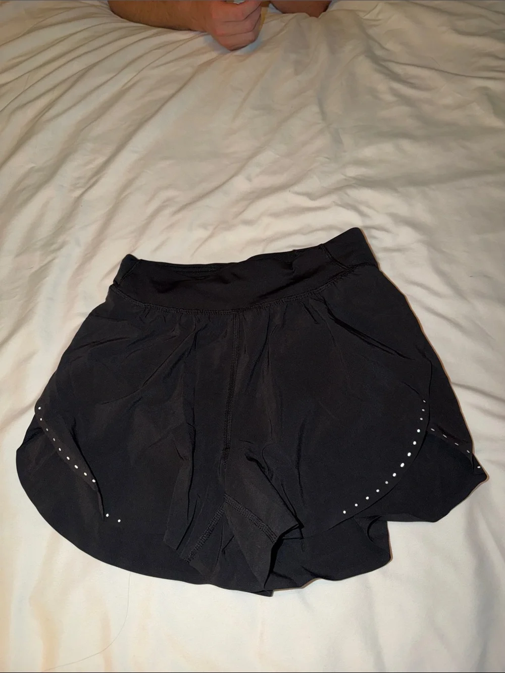 lululemon athletica Black Run/Train Split Shorts